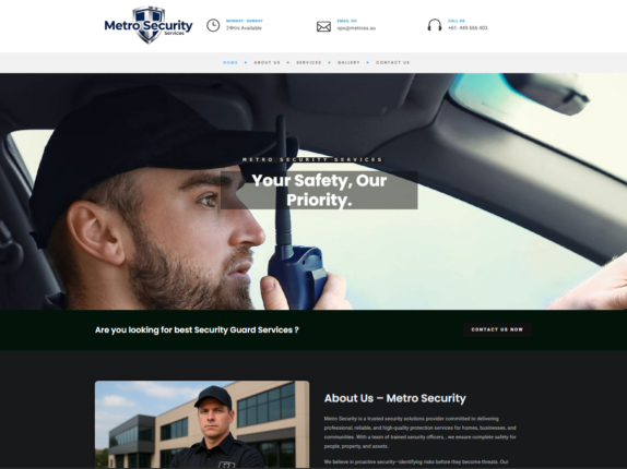 metrosecurity services